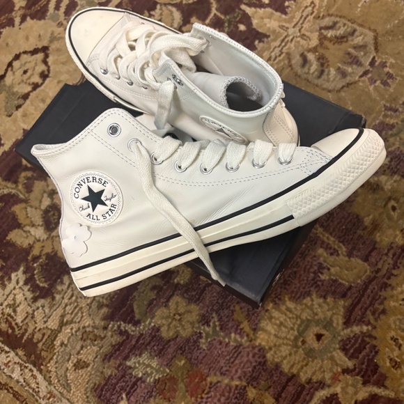 Converse Leather Sneakers - Picture 2 of 7